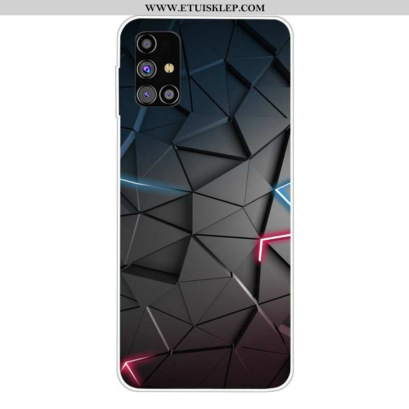 Etui do Samsung Galaxy M51 Elastyczna Geometria